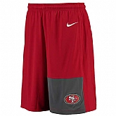 Men's Nike San Francisco 49ers Red NFL Shorts FengYun,baseball caps,new era cap wholesale,wholesale hats